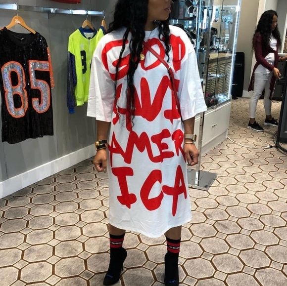 Dresses & Skirts - God save America tshirt dress